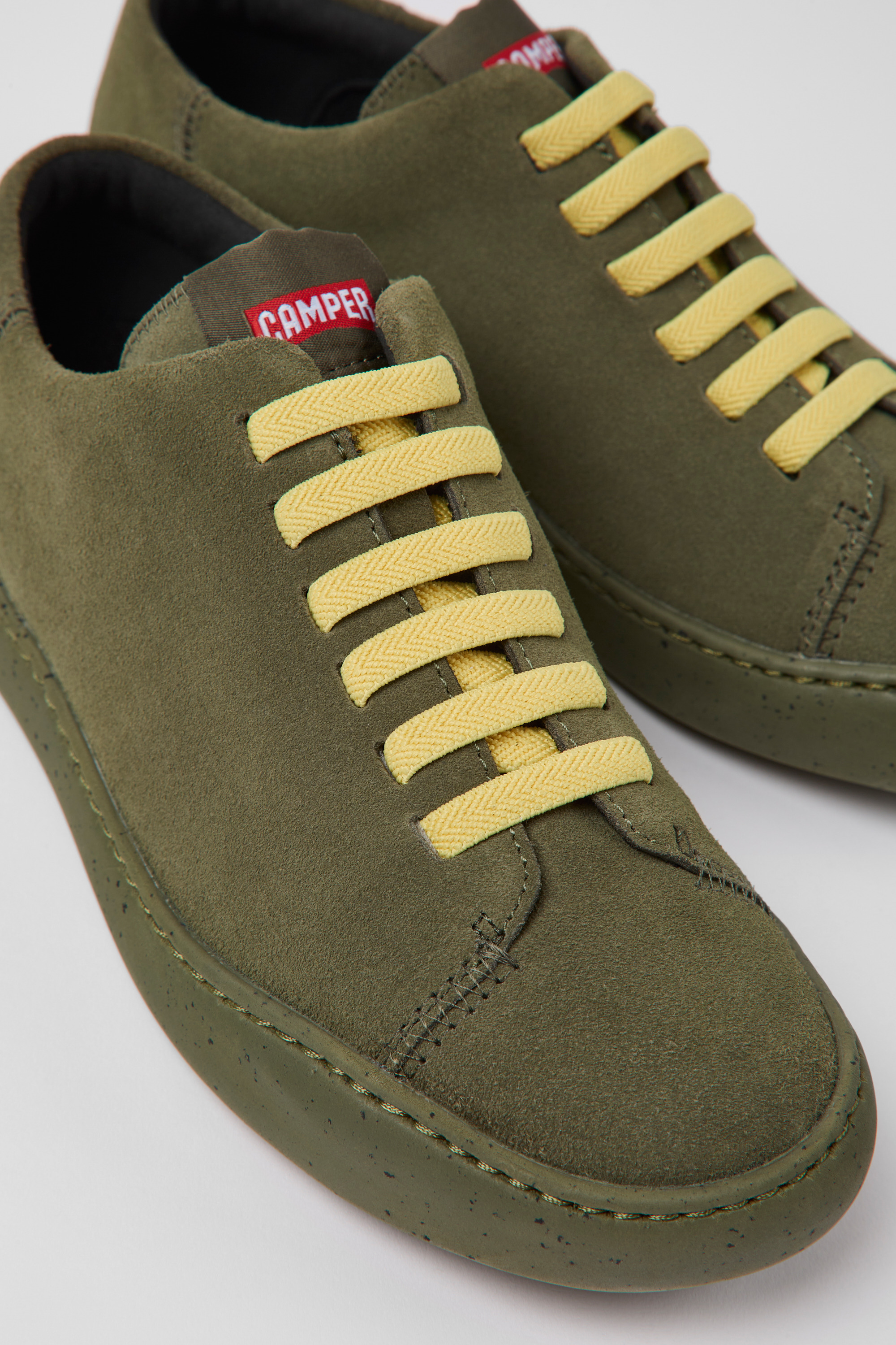 Peu Touring - Grüne Nubuck Turnschuhe für Damen