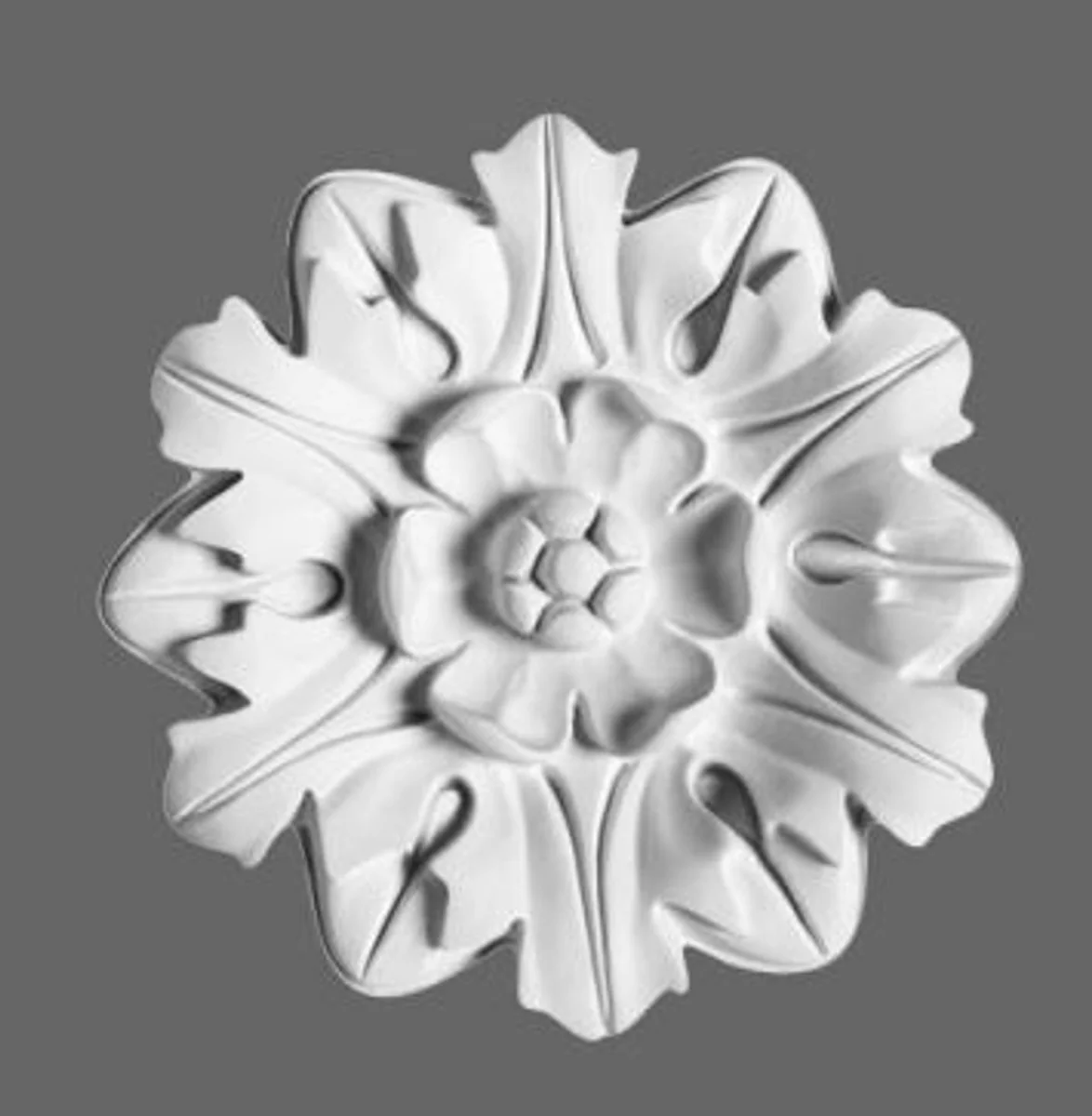 Stucco rosette 19.5 x 19.5 cm Ceiling stucco Ceiling rosette Stucco rosette Wall rosette Baroque Jugendstil