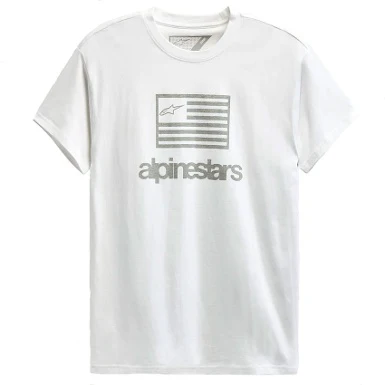 CAMISETA ALPINESTARS FLAG BLANCO