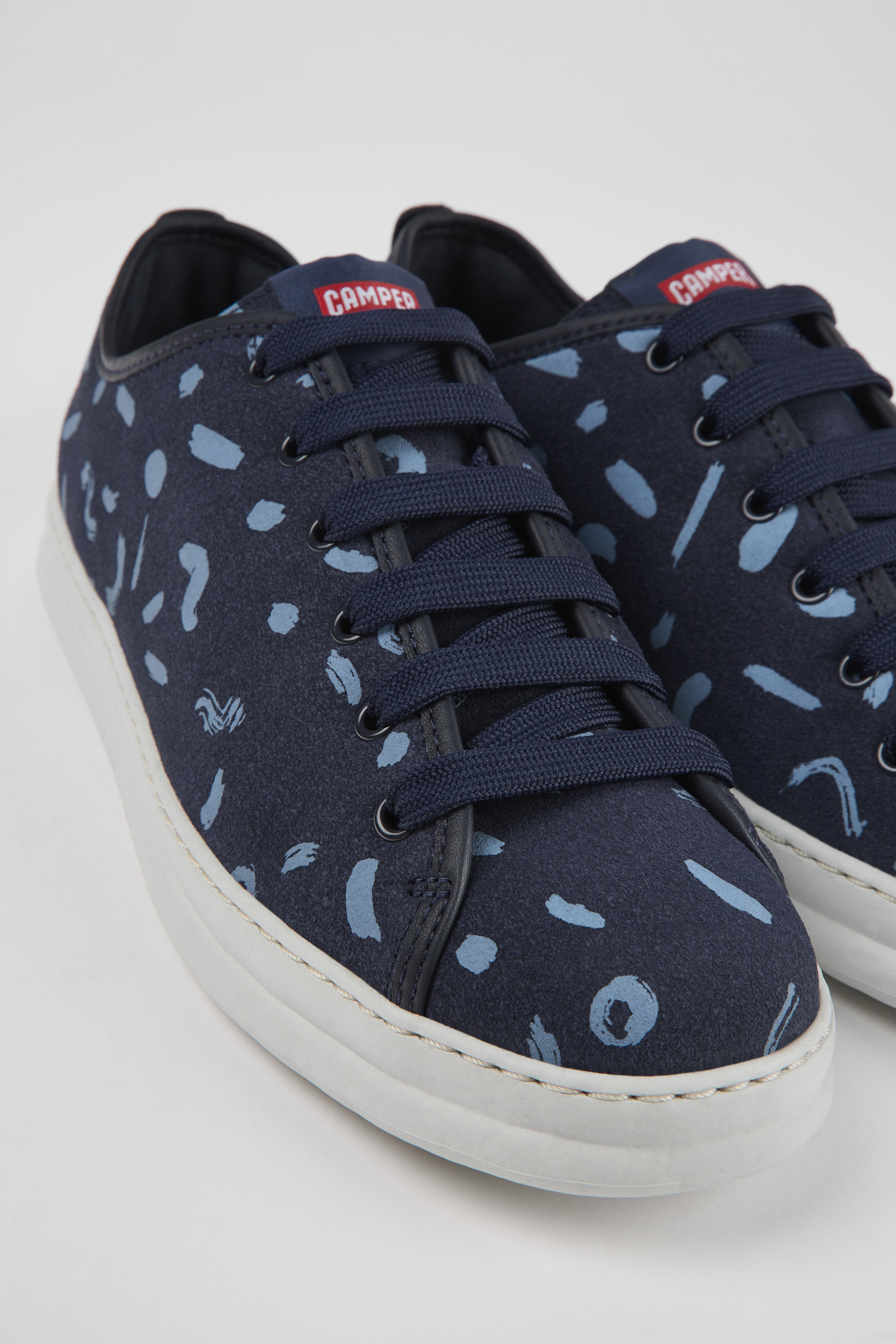 Läufer - Mehrfarbiger Nubuck und Leder Turnschuhe für Herren