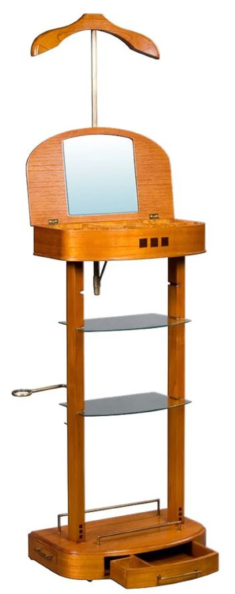 Luxury Dressboy light brown 52 x 34 x H. 100 cm - clothes rack - coat rack - mute servant - bedroom accessories - hotel accessories