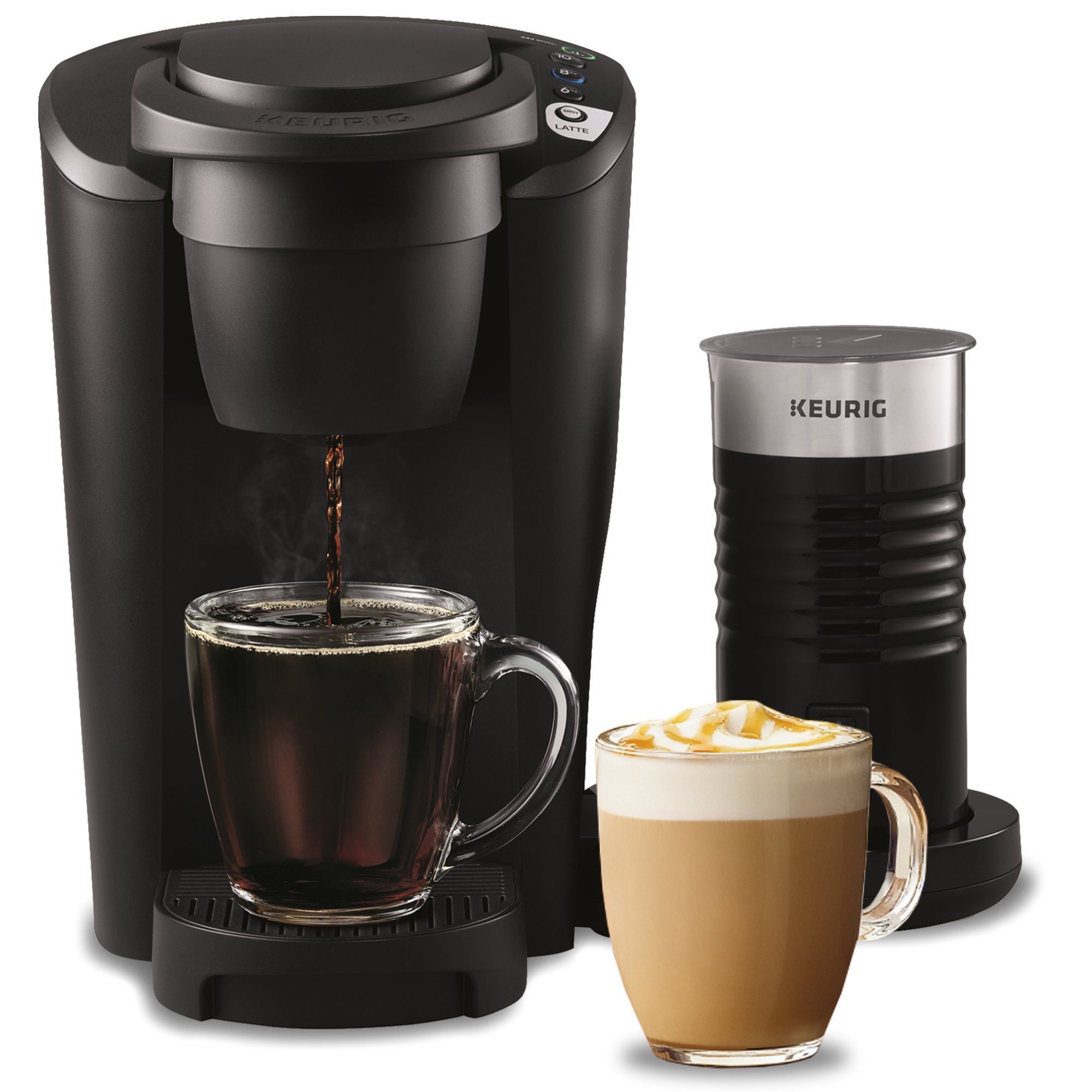 Keurig K-Latte Single Serve K-Cup Kaffee und Latte Maker, Schwarz