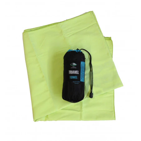 Large Hosa MICROFIBRA towel 140 X 70 CM - green