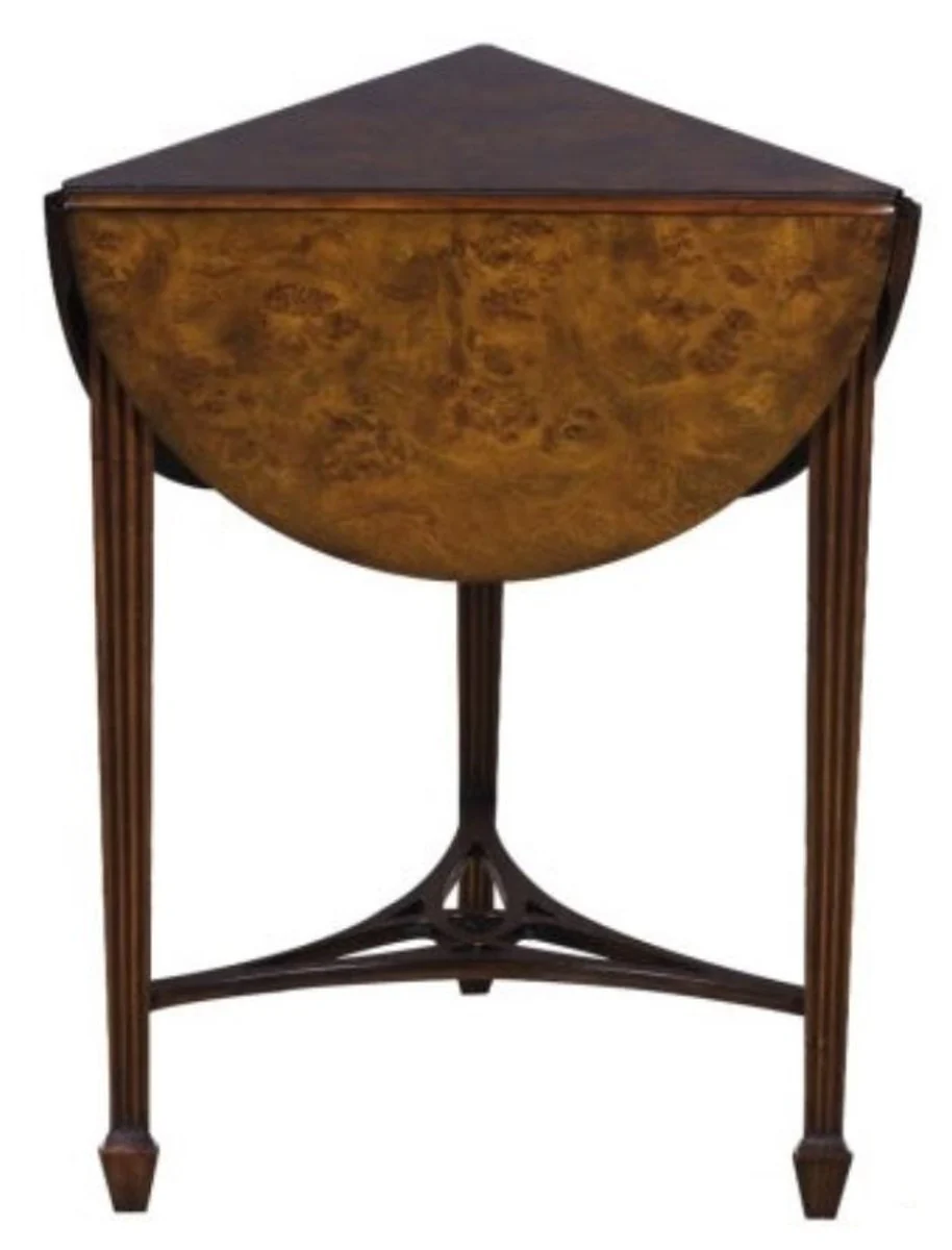 Luxury living room side table brown 52 x 46 x H. 71 cm - luxury quality