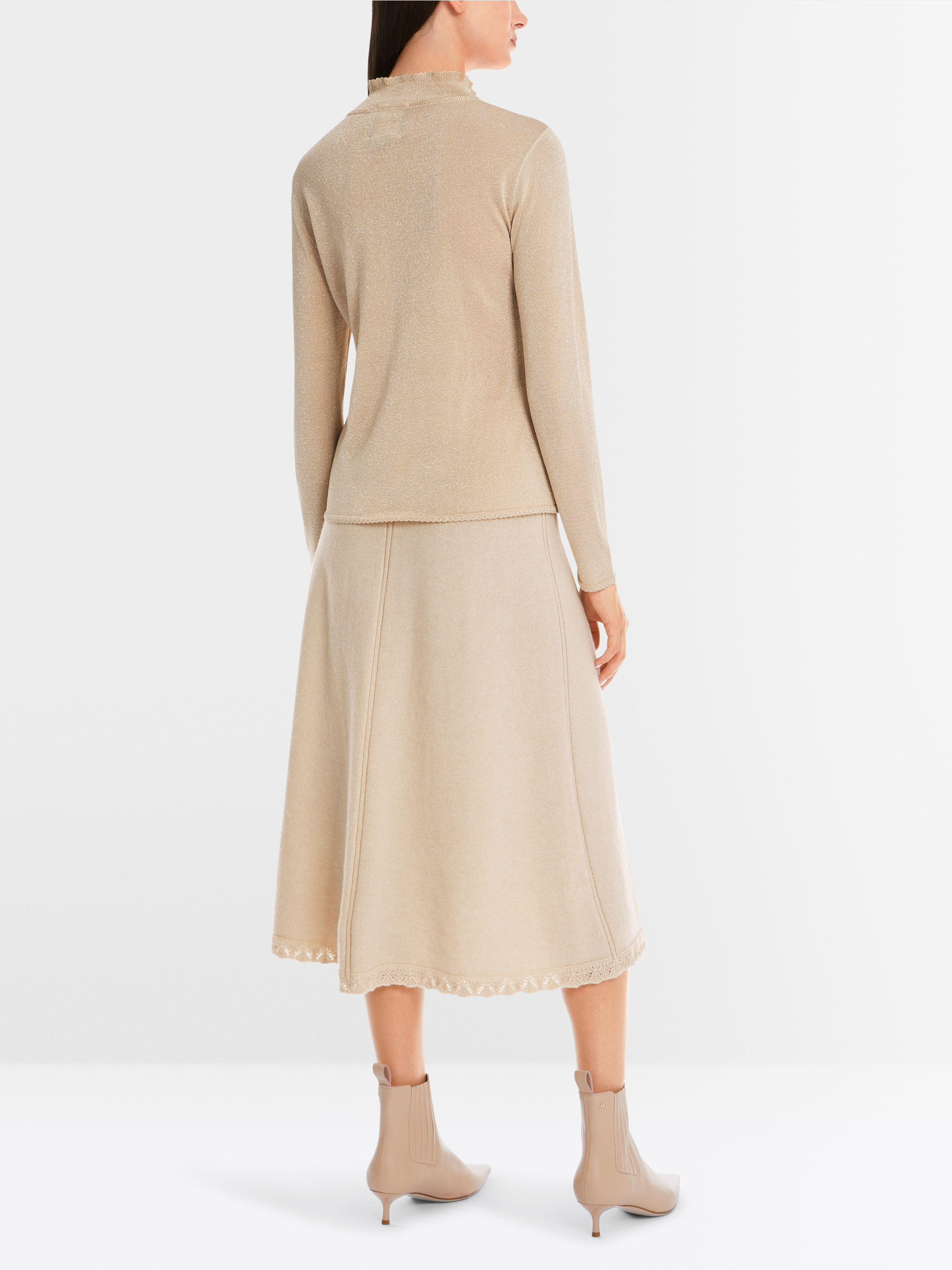 Marc-Cain Pullover mit Glitzer – Gestrickt in Deutschland