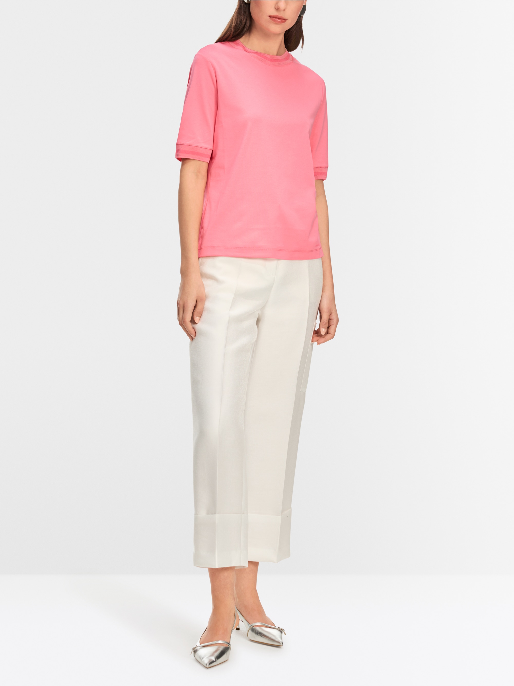 Marc-Cain T-Shirt aus festem Baumwolljersey