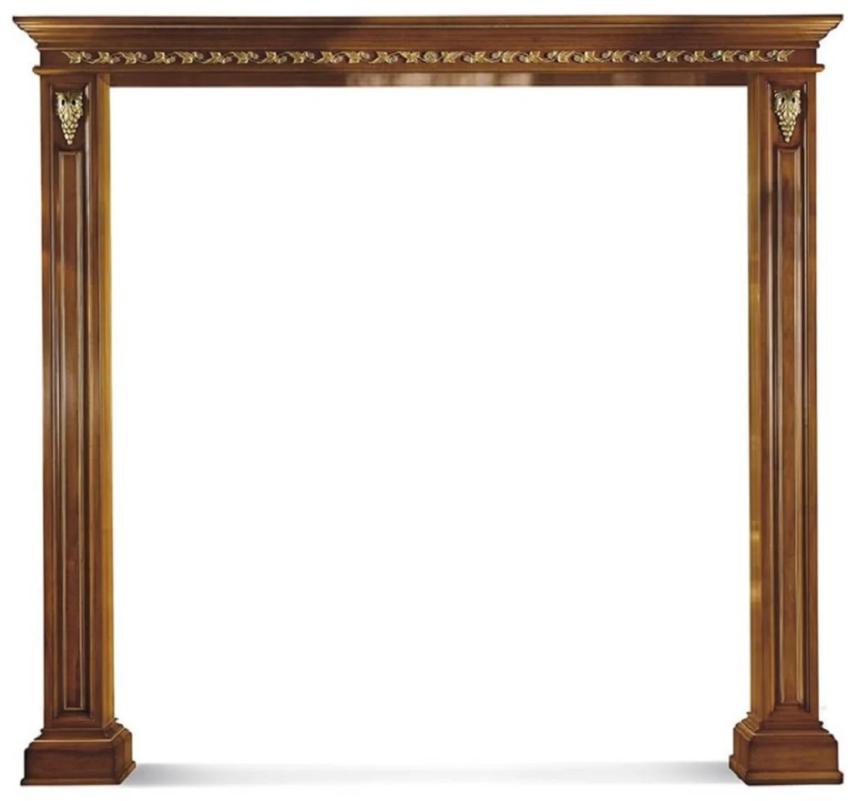 Luxury Baroque double door frame brown / gold 271.5 x H. 248 cm - Made in Italy