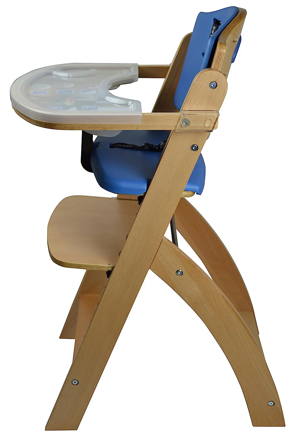 Hochstühle aus Holz für Babys und Kleinkinder. 3-in-1 verstellbarer Hochstuhl mit abnehmbarem Tablett, leicht zu reinigen, tragbar. 6 Months up to 250 Lb. Kissen aus Naturholz/Olivenholz