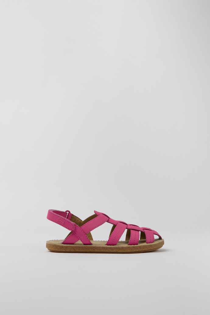 Miko Pink Leder Sandalen für Mädchen