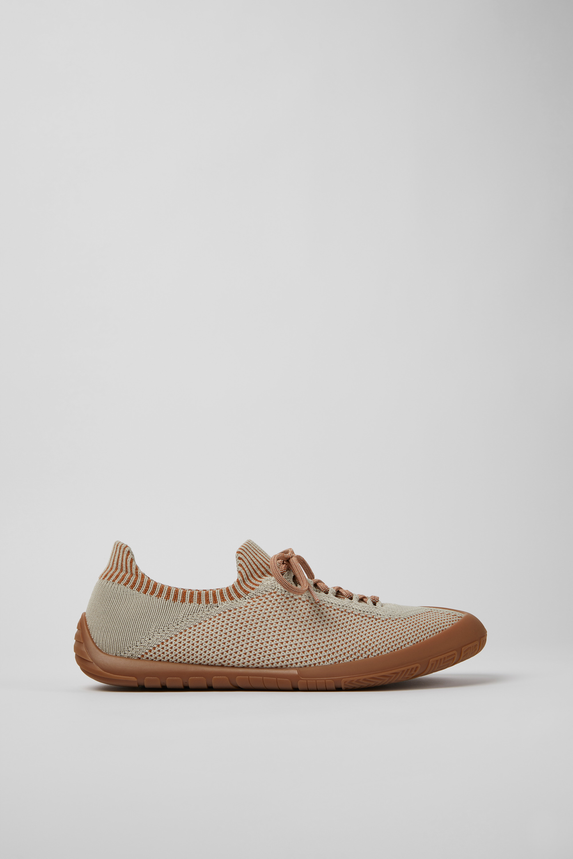 Pfad - Graue und braune Textil Turnschuhe für Herren