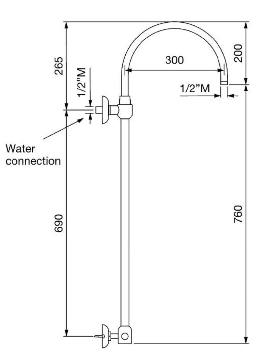 Luxury Bathroom Shower Set Green / Black - Made in Italy