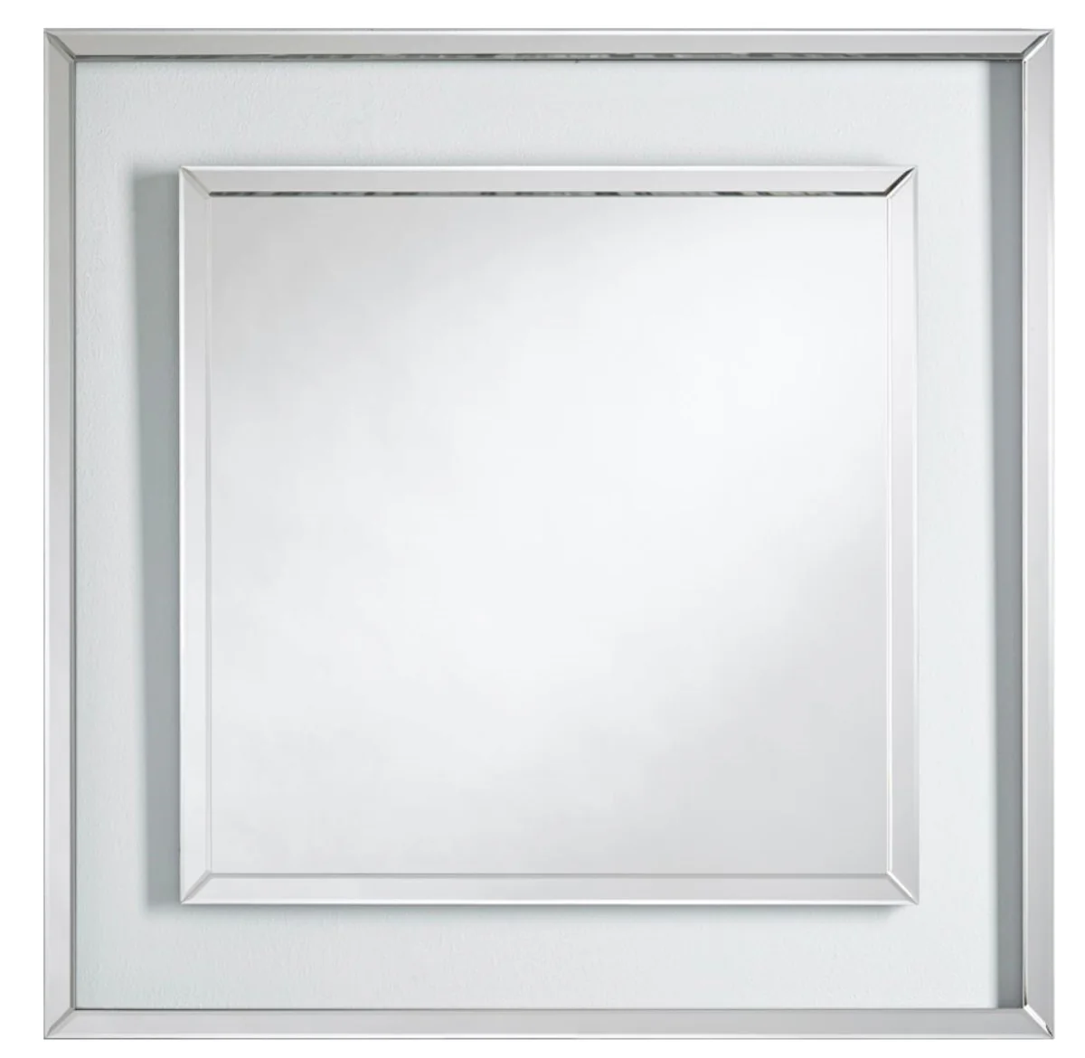 Designer wall mirror 90 x H. 90 cm - living room mirror - cloakroom mirror - luxury furniture