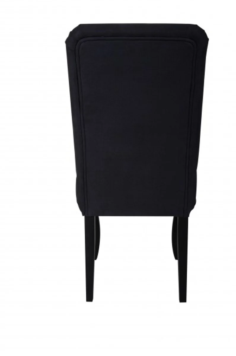 Designer Baroque Dining Room Chair ModEF 231 Black/Black - Hotel Furniture - Beech Wood