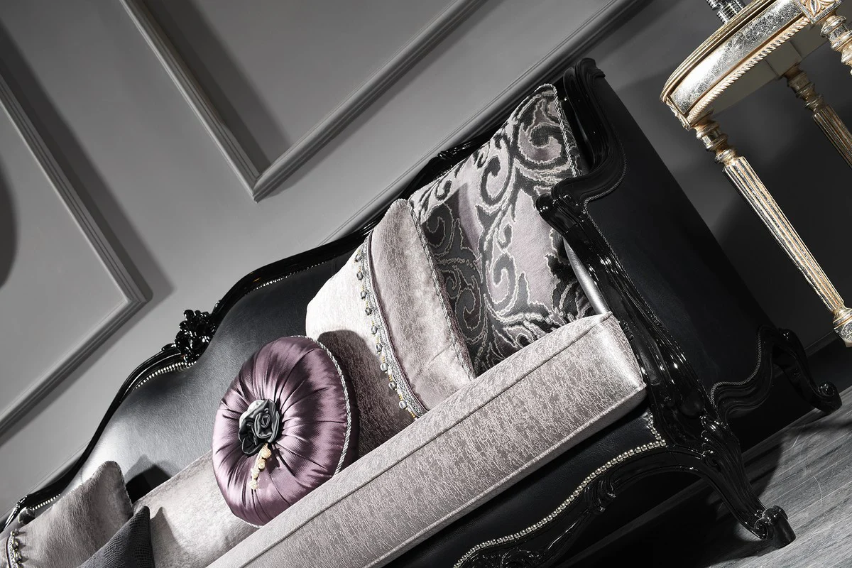 Luxury Baroque Living Room Set - 2 Sofas & 2 Armchairs & 1 Coffee Table - Living Room Furniture in Baroque Style - Noble & Magnificent - Luxury Quality - Made in Italy