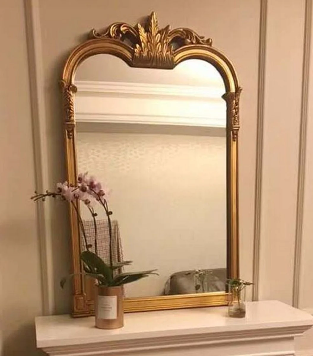 Luxury Baroque Mirror Antique Gold - Magnificent Italian Baroque Style Wall Mirror - Luxury Furniture in Baroque Style - Magnificent Baroque Furniture - Made in Italy - Luxury Quality