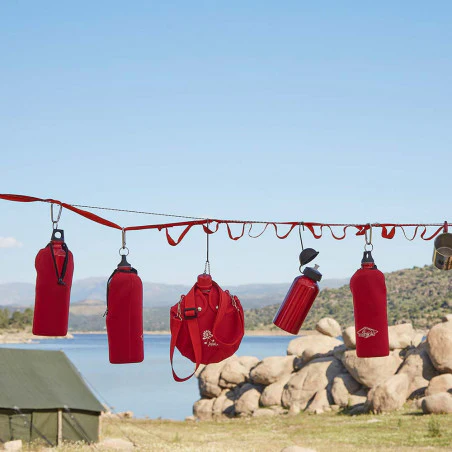 Hosa Aluminio Bike 500 ml roja - Botella cantimplora de ciclismo