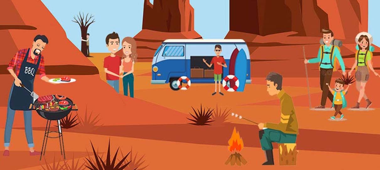 Leinwand 11 Liter Folding Water Bucket - Blue