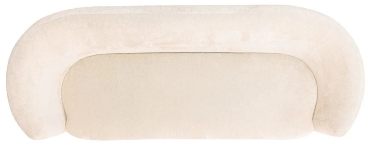 Luxury sofa white 210 x 85 x H. 73 cm - living room sofa - living room furniture - luxury furniture - living room furnishings - luxury furnishings - luxury quality