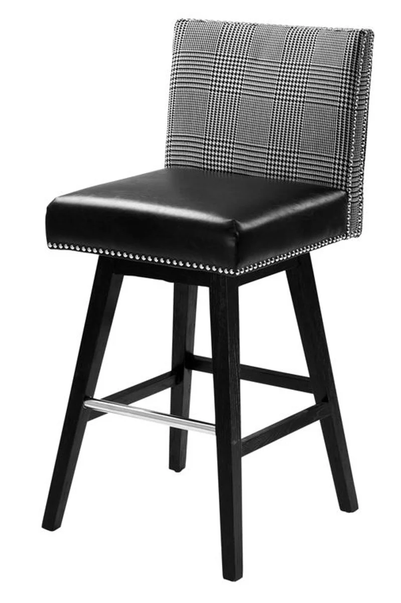 Luxury high chair / bar chair / bar stool with swivel seat - designer hotel furniture