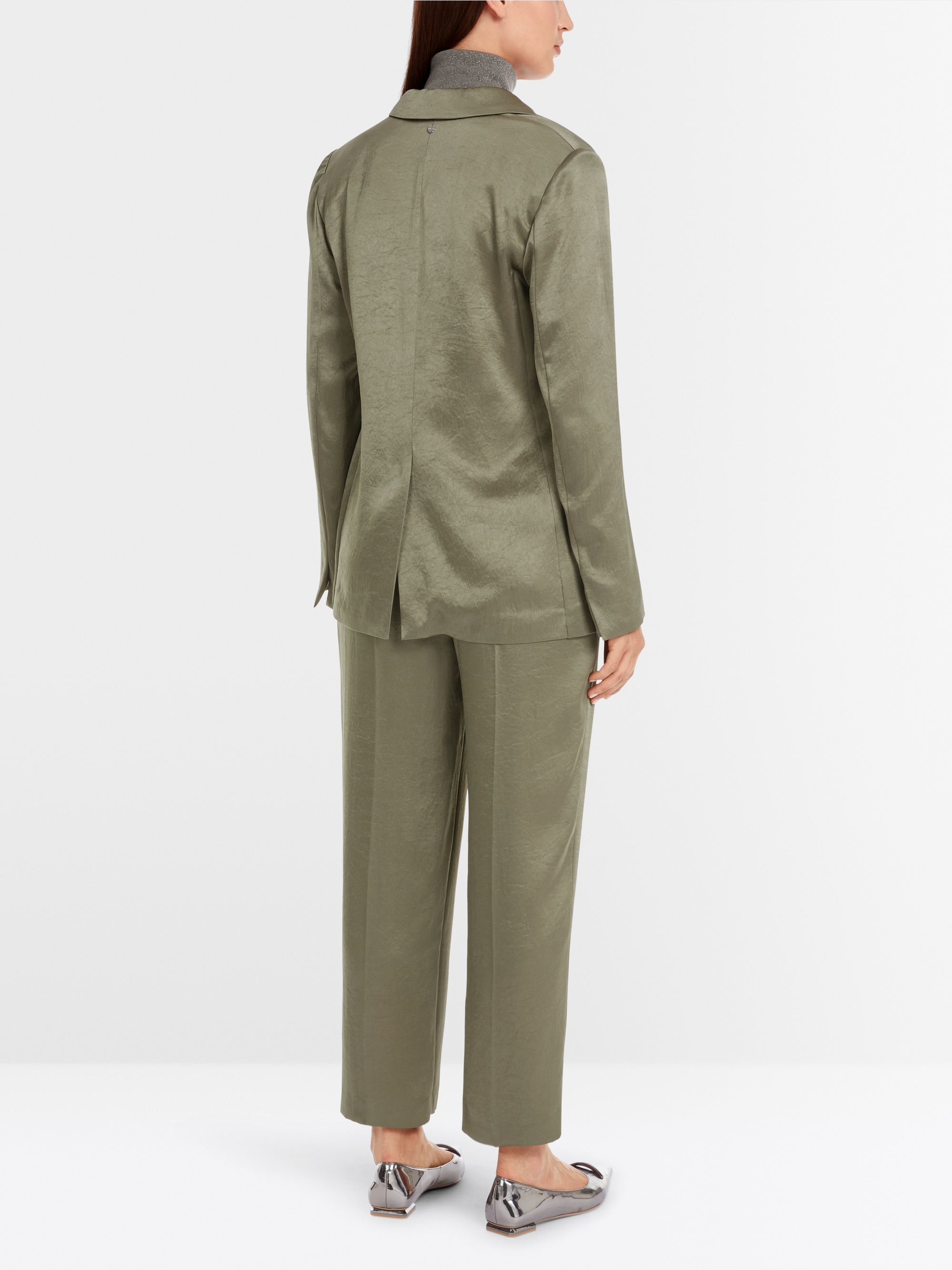 Marc-Cain Blazer aus gehämmertem Satin