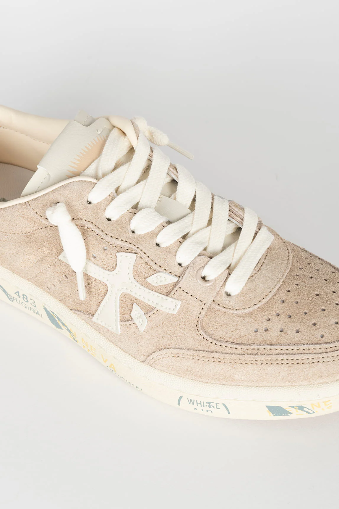 Rivera-Spanien Zapatilla Premiata Bskt Tonbeige