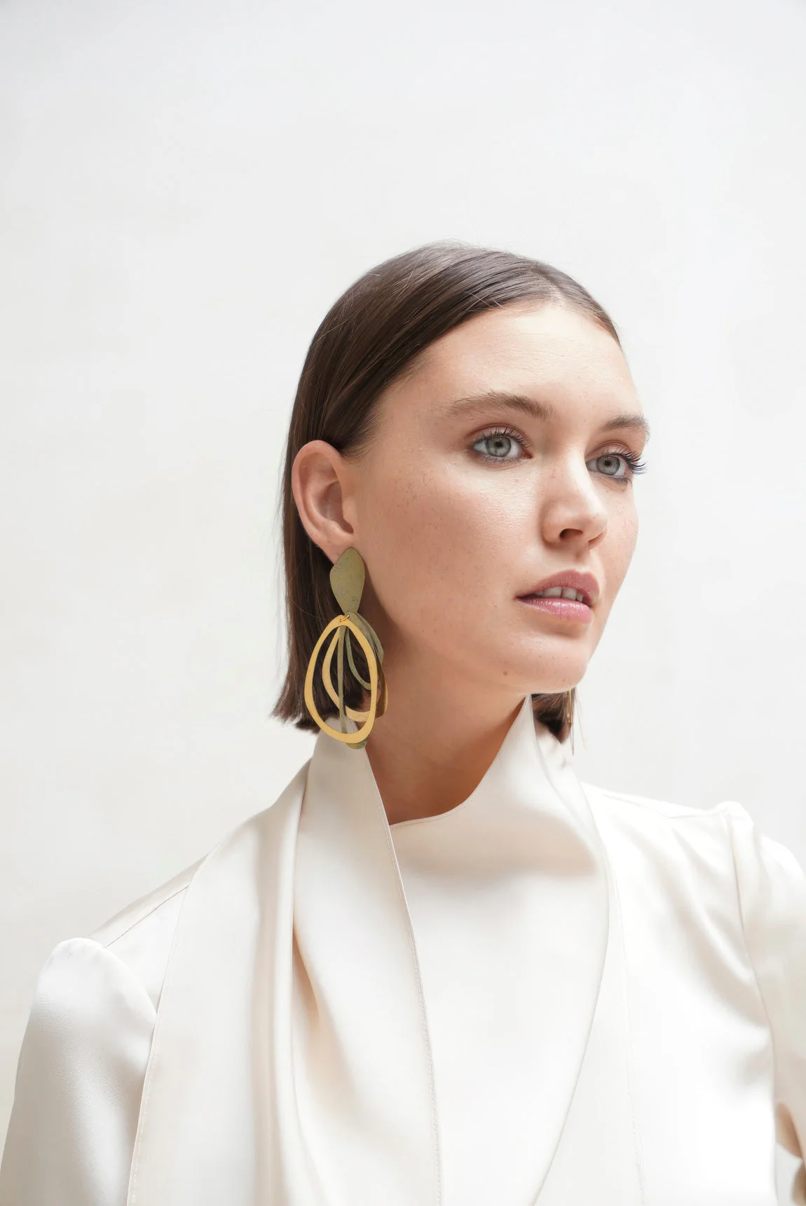 Rivera-Spanien Pendientes FL Privatsammlung Circulos Plata