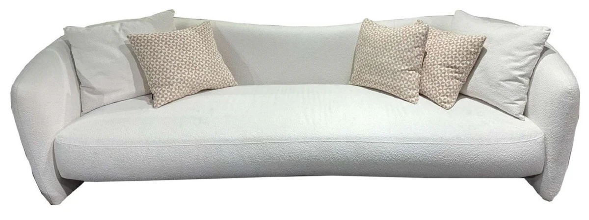 Luxury sofa white 280 x 98 x H. 90 cm - living room sofa - hotel sofa - living room furniture - living room furniture - hotel furniture - luxury furniture - luxury furniture