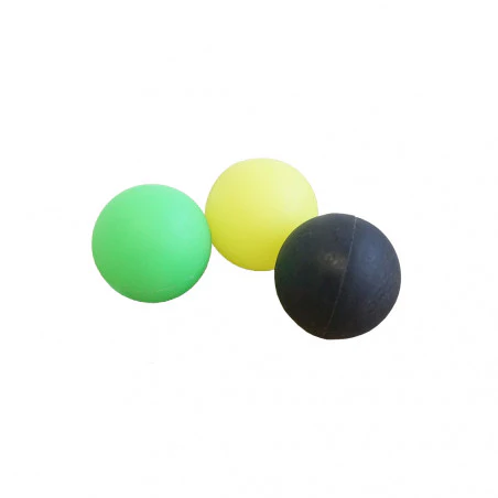 Pack of 3 RUBBER BALLS for beach paddles
