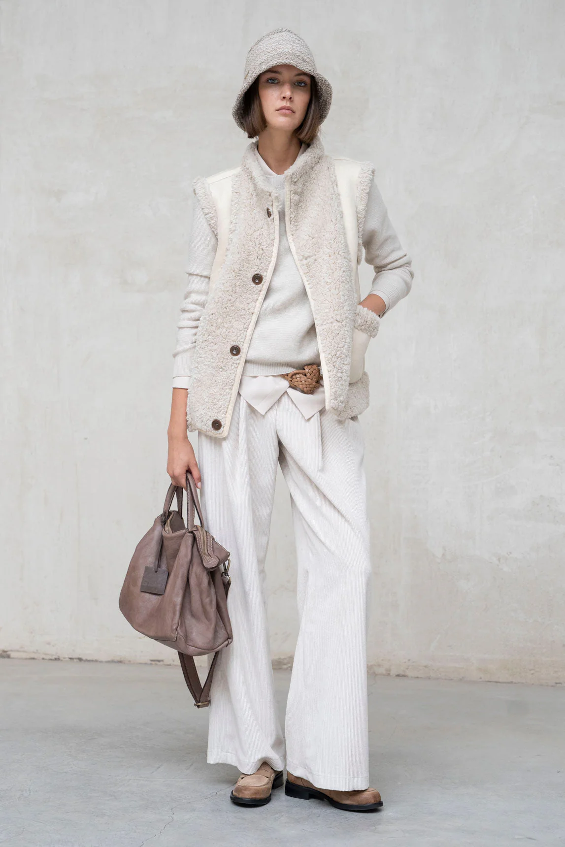 Rivera-Spanien Chaleco reversible Trani roh