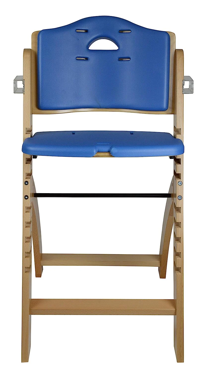 Hochstühle aus Holz für Babys und Kleinkinder. 3-in-1 verstellbarer Hochstuhl mit abnehmbarem Tablett, leicht zu reinigen, tragbar. 6 Months up to 250 Lb. Kissen aus Naturholz/Olivenholz