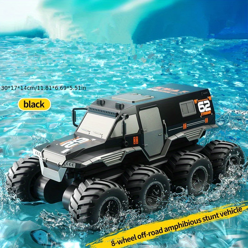 Amphibien-SUV mit Allradantrieb: ferngesteuertes 2,4-G-Auto für Land und Wasser – Outdoor-Spielzeuggeschenk für Jungen und Mädchen