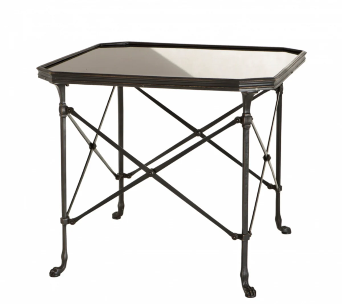 Luxury Art Deco designer side table anthracite - hotel table furniture