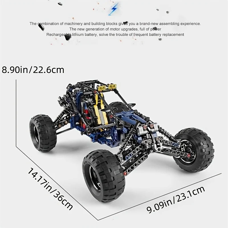 515 teile/satz Technische Klettern Auto Fernbedienung Auto Modell Ziegel Spielzeug, Lernspielzeug, Kinder Spielzeug Junge Und Mädchen DIY Spielzeug, Urlaub Geschenk, 18018