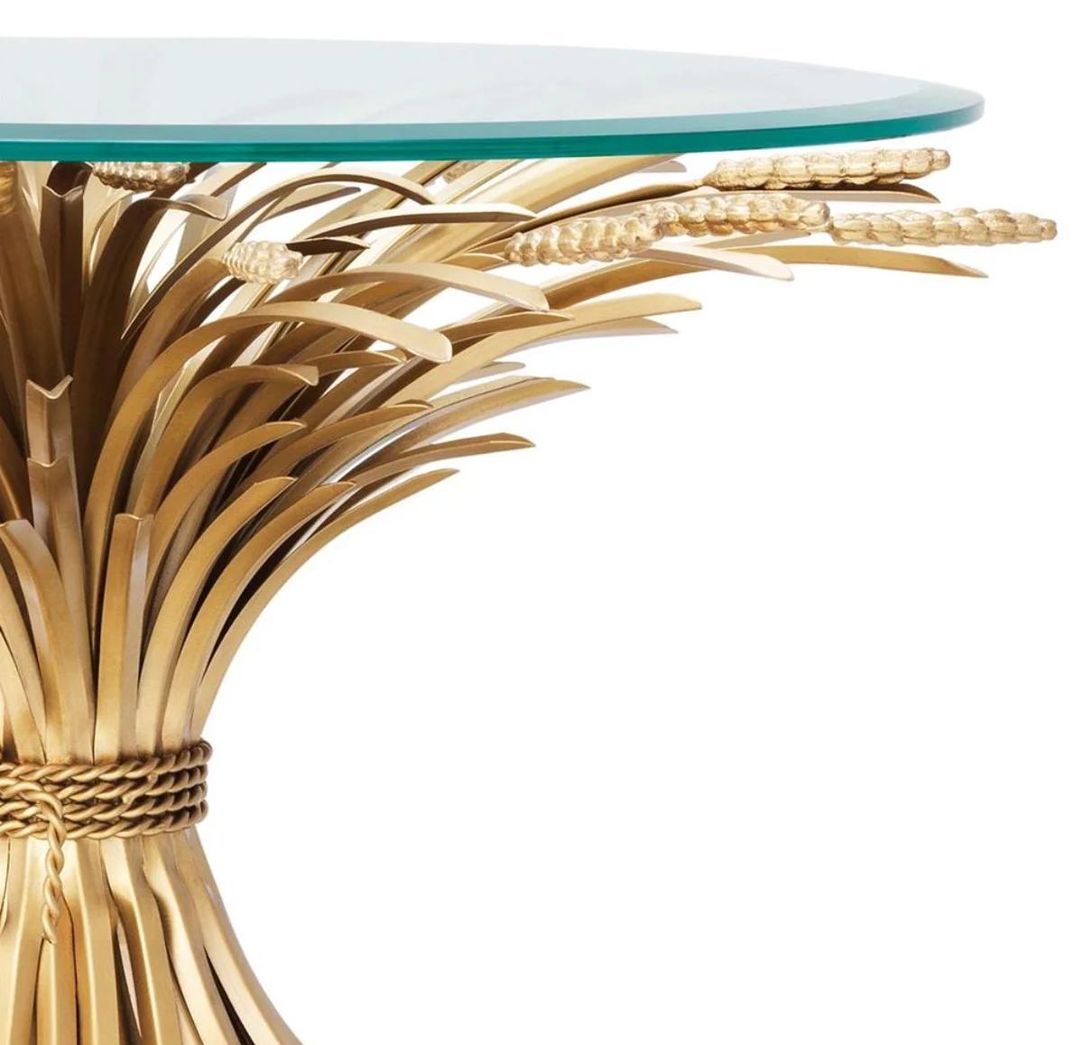 Luxury side table antique gold Ø 80 x H. 55 cm - designer furniture