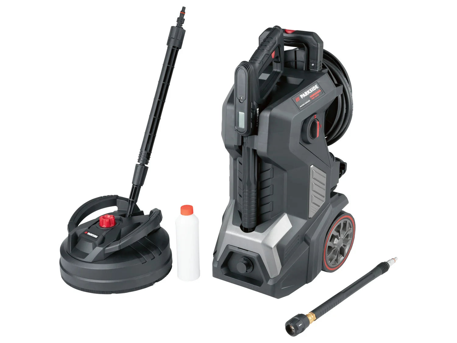 PARKSIDE PERFORMANCE Hochdruckreiniger PHDP 180 B2, LC Display auf dem Pistolengriff, 180 bar
