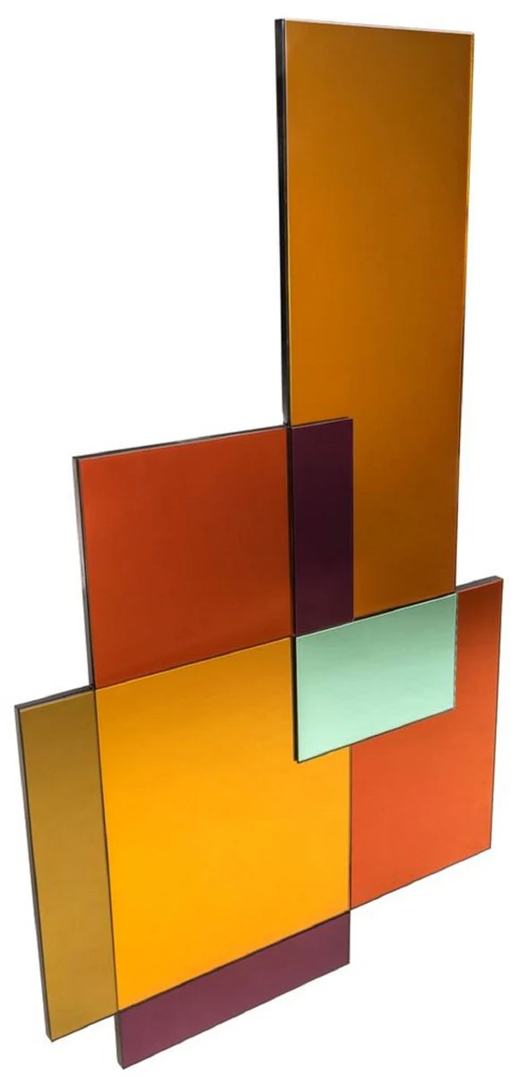 Designer mirror multicolored 80 x H. 140 cm - wardrobe mirror - living room mirror - handmade - luxury quality - designer furniture