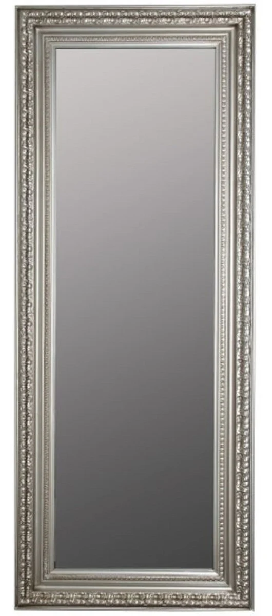 Baroque wall mirror silver 60 x H. 150 cm - handmade mirror in the baroque style