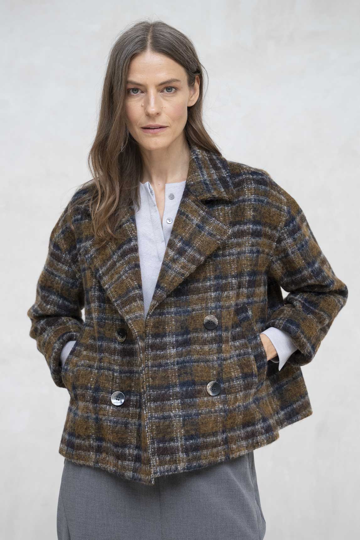 Rivera-Spain Gelgo karierte Jacke