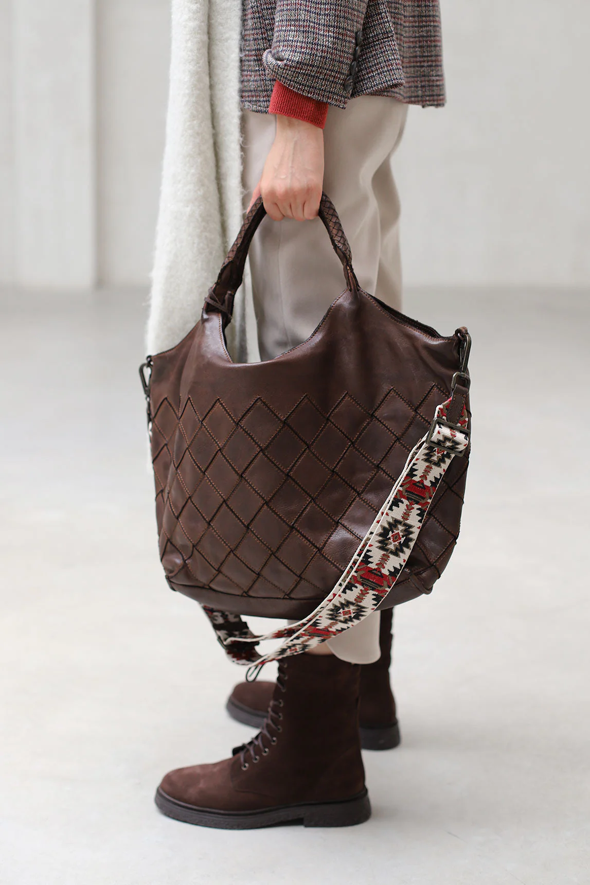 Rivera-Spanien Braune Ahorntasche