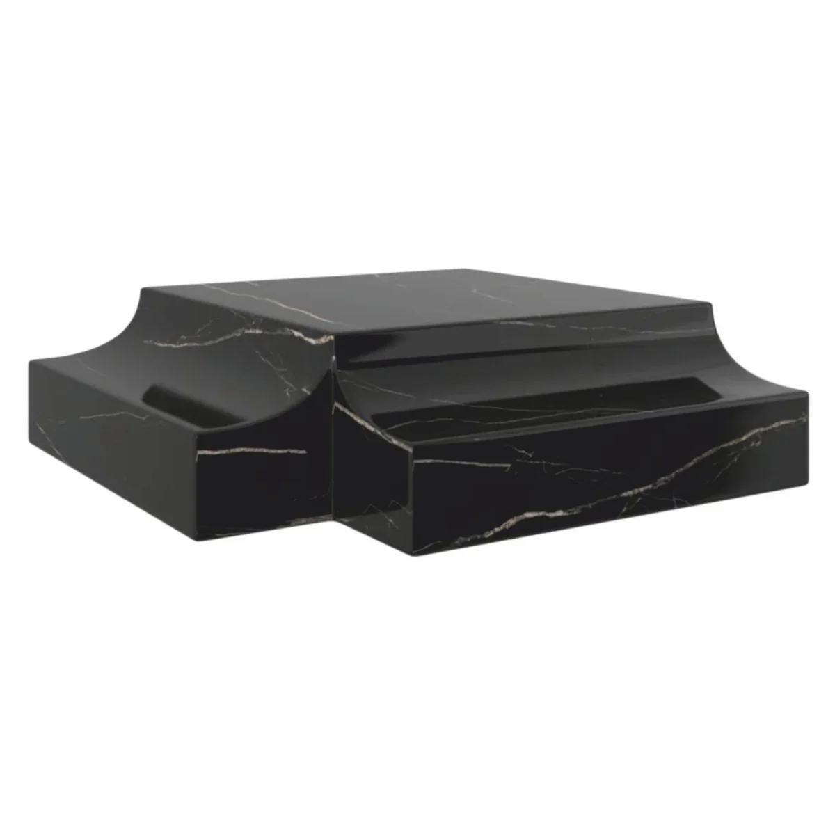 Luxury Marble Coffee Table Black 109 cm - Living Room & Hotel Furniture