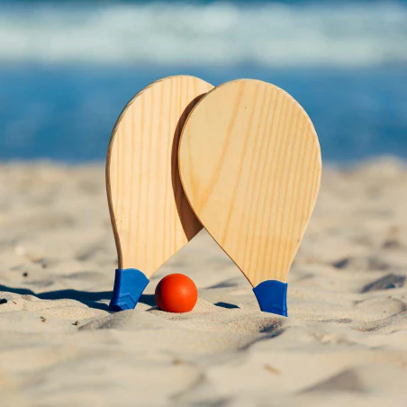 Pack of 3 RUBBER BALLS for beach paddles