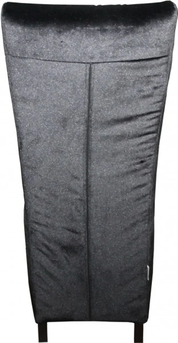 Designer Chesterfield Dining Chair Black with Bling Bling Rhinestones