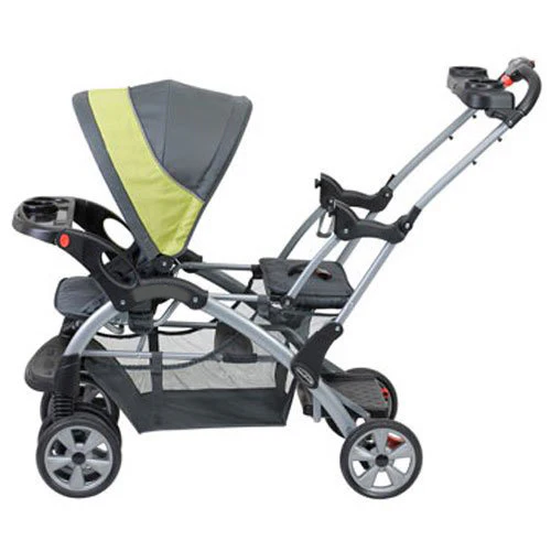 Baby Trend Sitz- und Steh-Doppelkinderwagen, Onyx