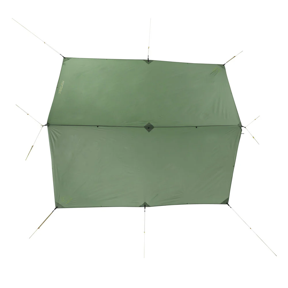 Nordisk VOSS PU Tarp 9 m2 verde - Toldo de buschcraft