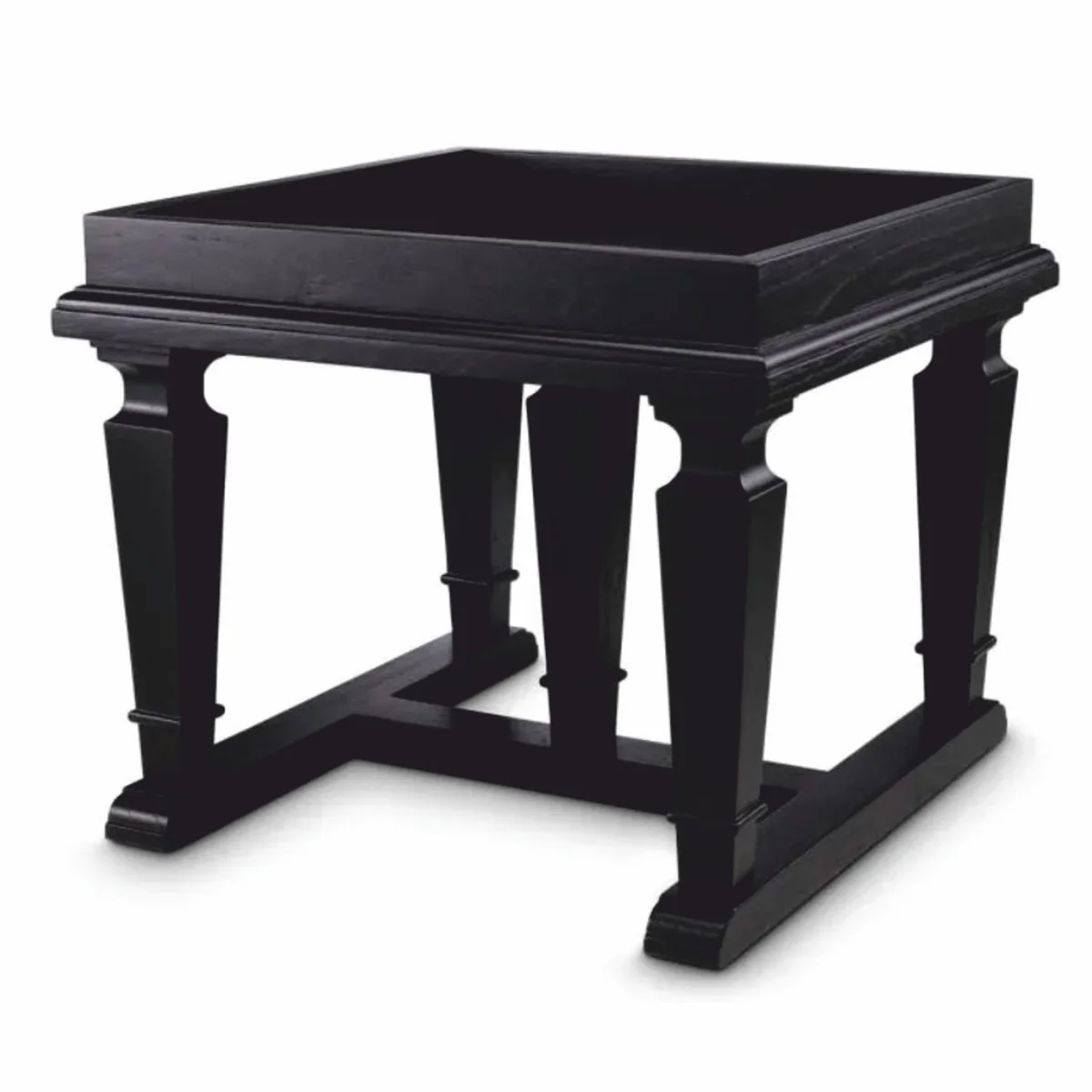 Luxury side table black 60 x 60 x H. 51 cm - Hotel Furniture