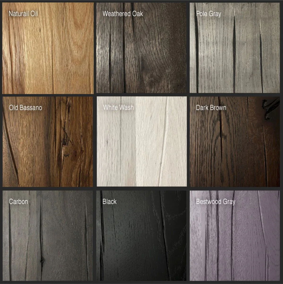 Solid Wood Kitchen Table - Various Sizes & Colors - Round Luxury Oak Wood Dining Table - Rustic Dining Room Furniture