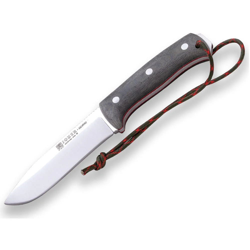 Joker Nomad Micarta Canvas - Cuchillo de supervivencia y buschcraft