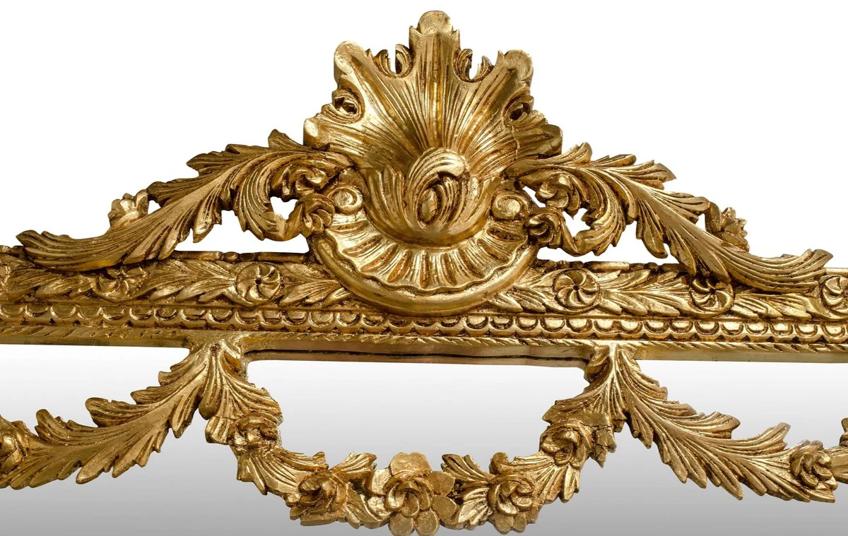 Baroque mirror gold 120 x H. 242 cm - Baroque wall mirror