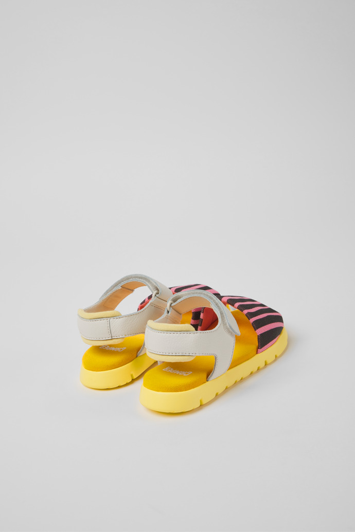 Caterpillar Multicolored Stoff und Leder Sandalen für Jungen