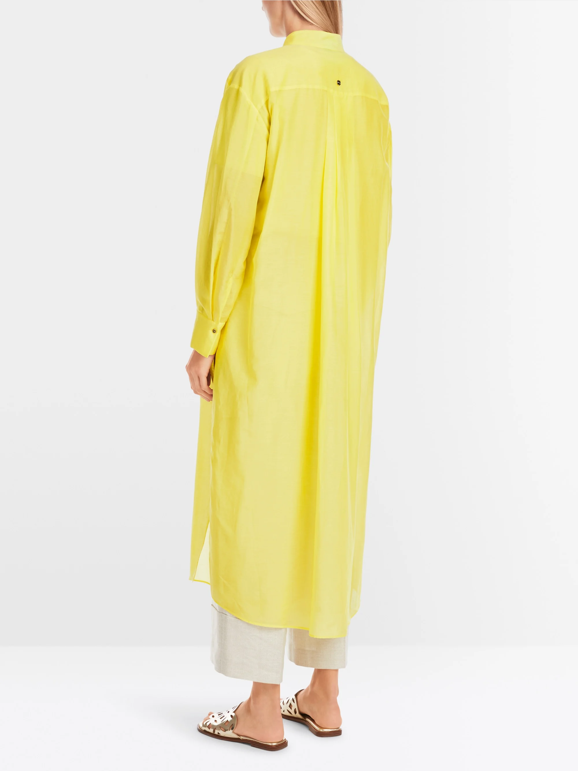 Marc-Cain Lange Hemdbluse mit Biesen